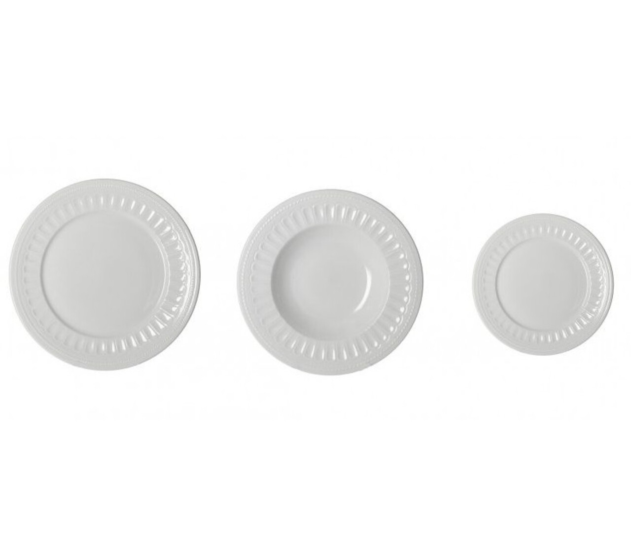 Serviciu de masa 18 piese, Senzatempo, Brandani, portelan New Bone China - imagine 7